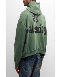 Balenciaga Iphone Pocket Hoodie in Black for Men Lyst