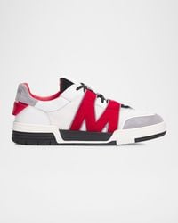 Moschino - Apos;S Calfskin & Suede Sneakers - Lyst