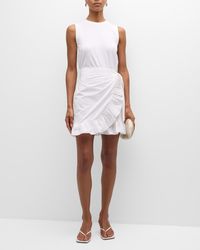 Cinq À Sept - Mahlia Sleeveless Wrap-Skirt Mini Dress - Lyst