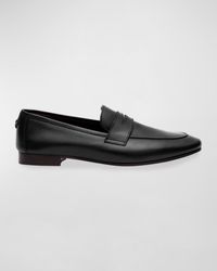 Bougeotte - Flaneur Leather Flat Penny Loafers - Lyst