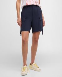 Cinq À Sept - Odilia Relaxed Crepe Cargo Shorts - Lyst