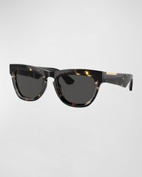 Burberry - Be4415U Acetate & Plastic Square Sunglasses - Lyst