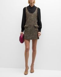 Cinq À Sept - Florianna Confetti Tweed Mini Dress - Lyst