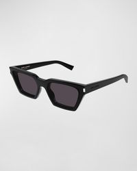 Saint Laurent - Fashion Icons Calista Cat Eye Sunglasses - Lyst