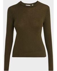 A.L.C. - Kyle Ribbed Wool Crewneck Sweater - Lyst