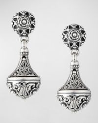 Konstantino - Carved Sterling Drop Earrings - Lyst