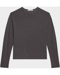 Helmut Lang - Apos;S Textured Raw-Edge Crewneck Sweater - Lyst