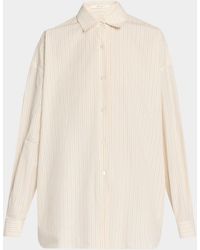 The Row - Caster Striped Oversized Button-Down Shirt - Lyst