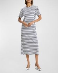 Theory - Clinton Knit Short-Sleeve Midi T-Shirt Dress - Lyst