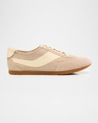 Vince - La Runner Suede And Leather Runner Sneakers - Lyst