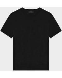 Theory - Regal Merino Wool Short-Sleeve Crew T-Shirt - Lyst