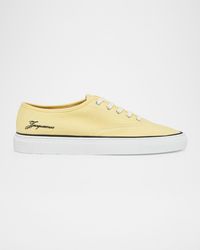 Jacquemus - Apos;S Les Fefe Canvas Low-Top Sneakers - Lyst