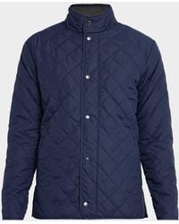 Peter Millar - Apos;S Suffolk Quilted Stand-Collar Coat - Lyst