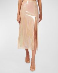 Cami NYC - Artemis Sequin Slit Midi Skirt - Lyst