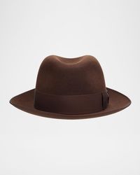 Loro Piana - Apos;S Sergio Baby Cashmere And Felt Fedora Hat - Lyst