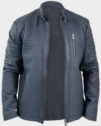 Maceoo - Apos;S Braille Quilted Leather Jacket - Lyst