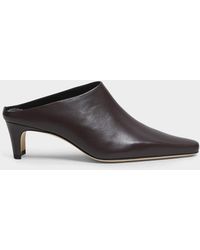 STAUD - Wally 55Mm Leather Mules - Lyst