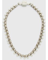 Givenchy - 4g Faux Pearl Necklace - Lyst