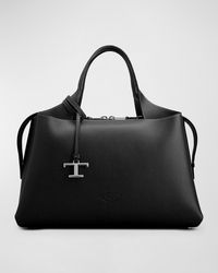 Tod's - Medium Apa Bauletto Leather Top-Handle Bag - Lyst