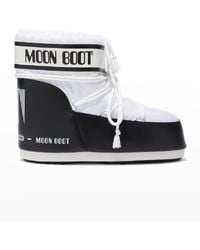 Moon Boot - Classic Bicolor Lace-up Short Snow Boots - Lyst