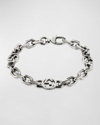 Gucci - Interlocking G Chain Bracelet, 7.5"L - Lyst