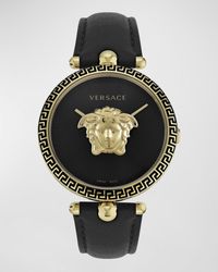 Versace - 39Mm Palazzo Empire Watch With Leather Strap - Lyst