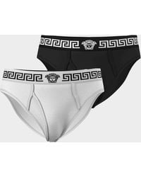 Versace - Apos;S Medusa La Greca 2-Pack Briefs - Lyst