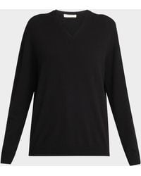 The Row - Isaora V-Neck Cashmere Sweater - Lyst