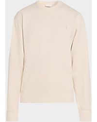Saint Laurent - Apos;S Cassandre Logo Crewneck Sweater - Lyst