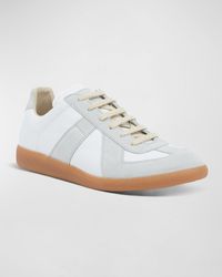 Maison Margiela - Replica Leather Low-Top Sneakers - Lyst
