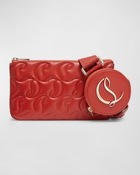 Christian Louboutin - Loubila Hybrid Cl Quilted Pouch Shoulder Bag - Lyst