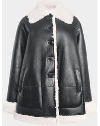 Altuzarra - Blake Lamb Shearling Oversized Coat - Lyst