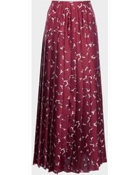 Altuzarra - Monti Pleated A-Line Maxi Skirt - Lyst