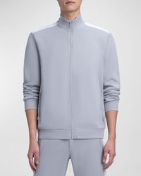 Bugatchi - Double-Sided Comfort Knit Full-Zip Sweatshirt - Lyst