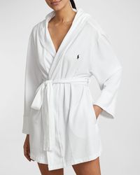 Polo Ralph Lauren - Hooded Cotton-Modal Robe - Lyst