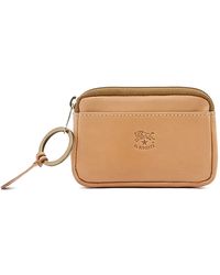 Il Bisonte - Classic Zip Leather Card Holder - Lyst