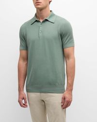 Brioni - Sea Island Polo Shirt - Lyst