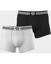 Versace - Apos;S Medusa La Greca 2-Pack Bicolor Boxer Briefs - Lyst