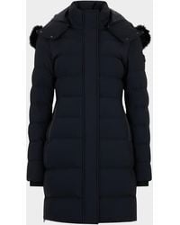 Moose Knuckles - Watershed 3 Down Parka With Detachable Hood & Shearling Trim - Lyst