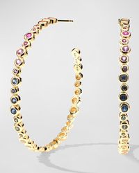 Ippolita - 18K Starlet Hoop Earrings With Mixed Sapphires - Lyst