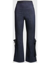 Cinq À Sept - Lou Side-Split Denim Pants - Lyst