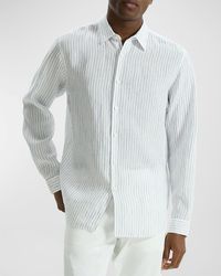 Theory - Irving Striped Sport Shirt - Lyst