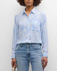 Rails - Josephine Mixed Animal Button-front Shirt - Lyst