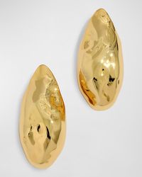 Alexis - Molten Puffy Teardrop Post Earrings - Lyst