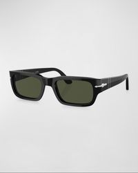 Persol - Acetate Rectangle Sunglasses - Lyst
