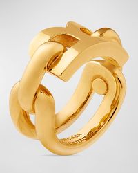 Balenciaga - B Chain 2.0 Ring - Lyst