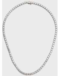 Neiman Marcus - Lab Grown Diamond 18K Round Line Necklace, 17"L - Lyst