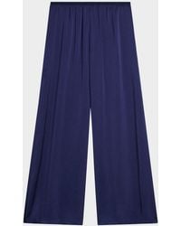 Theory - Satin Fluid Cropped Pants - Lyst