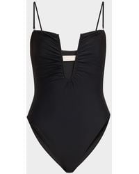Ramy Brook - Bianka Plunging One-Piece Swimsuit - Lyst