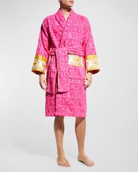 Versace - Barocco Sleeve Robe - Lyst